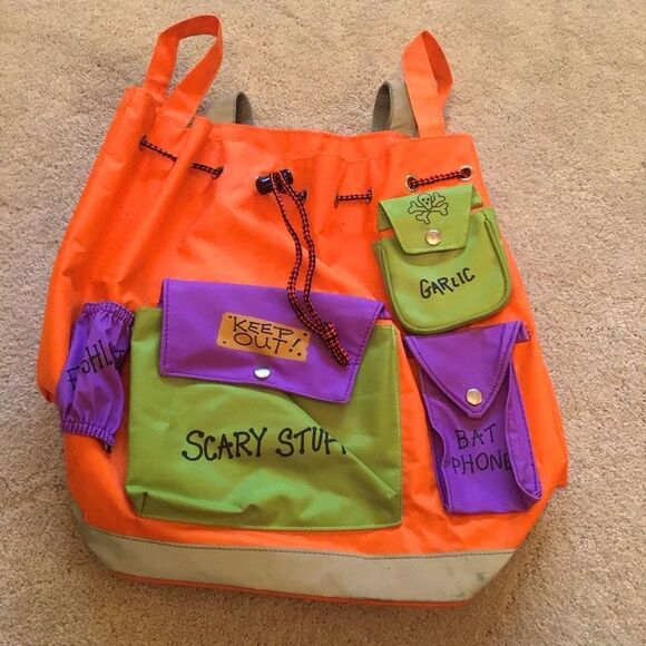 Vintage Handbags - Vintage Halloween Spooky Backpack